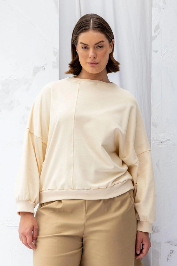 ReCreate Clothing | Around Sweatshirt | Natural | The Colab | Shop Womens | New Zealand