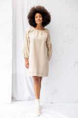 ReCreate Clothing | Mahina Dress | Cream Stripe | The Colab | Shop Womens | New Zealand