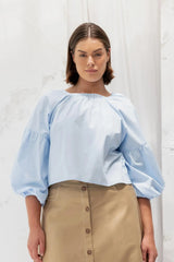 ReCreate Clothing | Mahina Top | Sky Blue | The Colab | Shop Womens | New Zealand