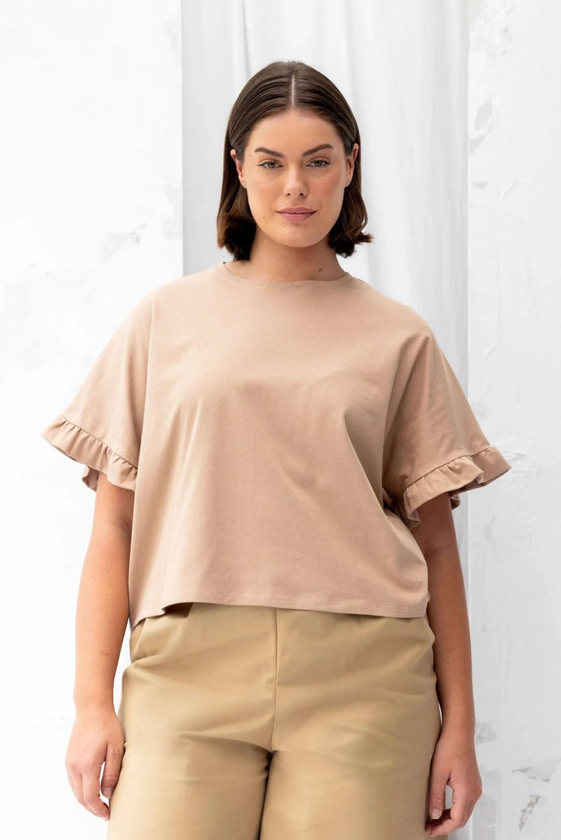 ReCreate Clothing | Ripple Tee | Clay | The Colab | Shop Womens | New Zealand