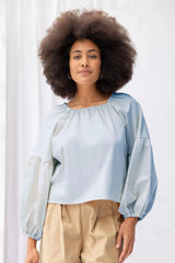 ReCreate Clothing | Mahina Top | Sky Blue | The Colab | Shop Womens | New Zealand