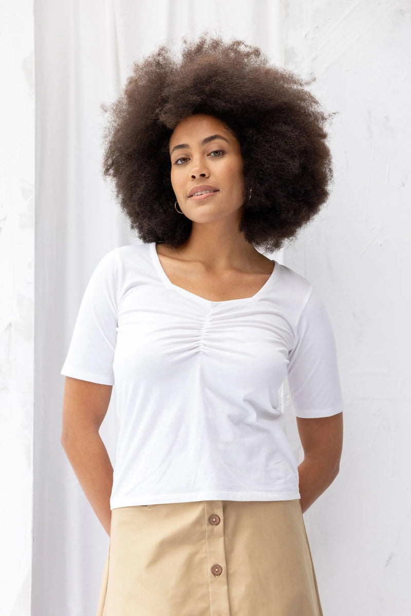 ReCreate Clothing | Friendship Top | White | The Colab | Shop Womens | New Zealand