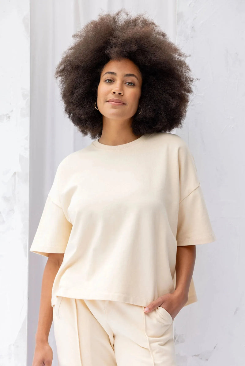 Joy Sweatshirt Tee | Natural