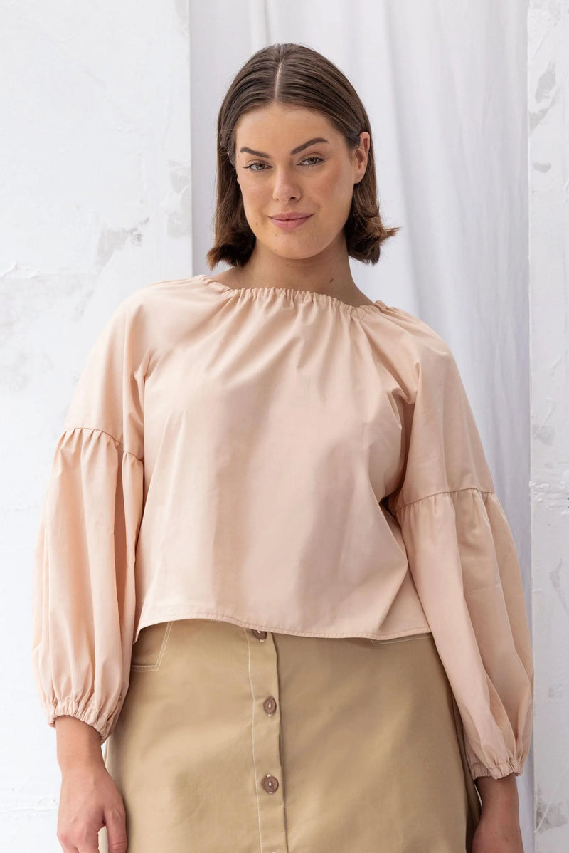 ReCreate Clothing | Mahina Top | Blush | The Colab | Shop Womens | New Zealand