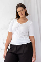 ReCreate Clothing | Friendship Top | White | The Colab | Shop Womens | New Zealand