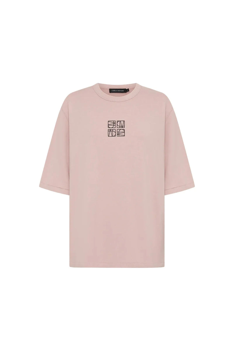 C & M | Cinzia Tee | Dusty Rose | The Colab | Shop Womens | New Zealand