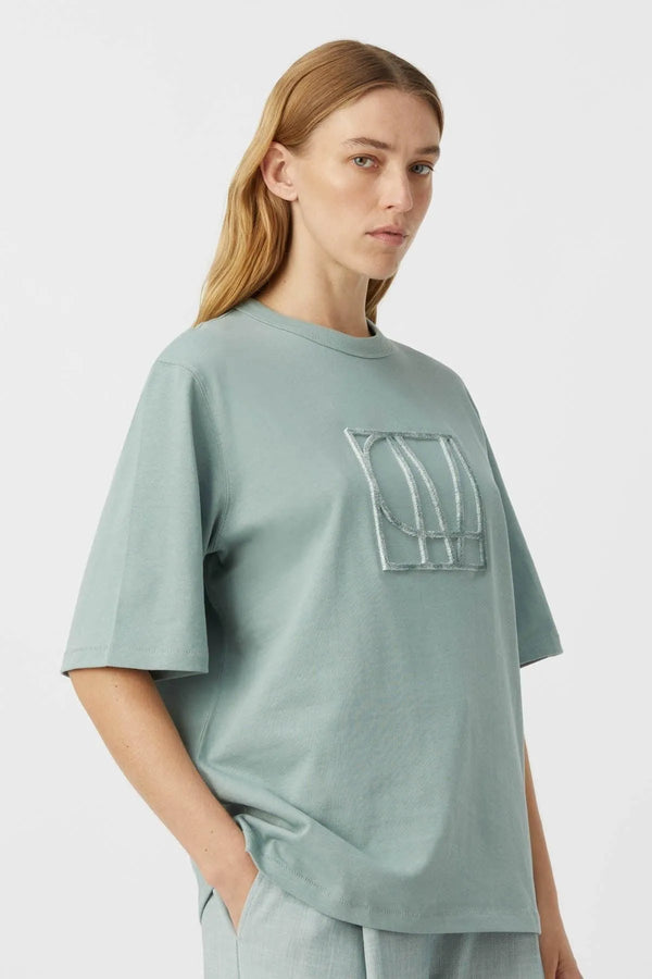 C & M | Marnie Tee | Light Eucalyptus | The Colab | Shop Womens | New Zealand