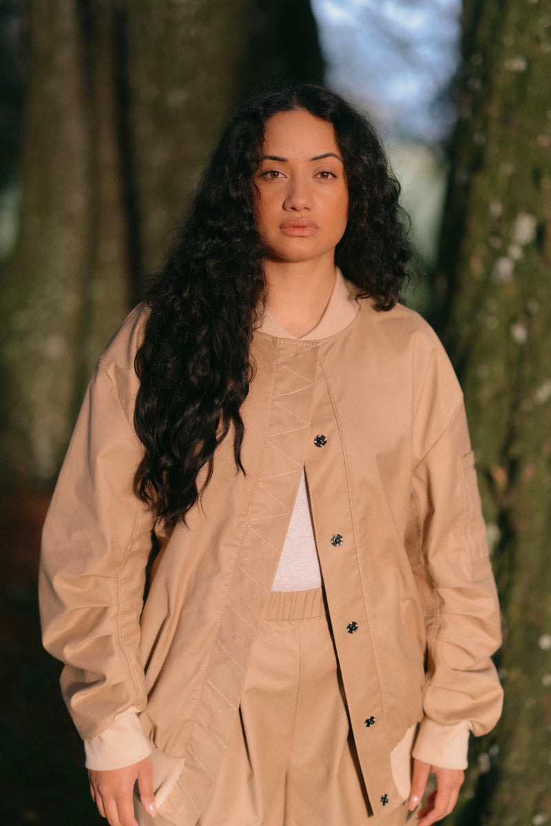 Midi Jacket | Tan