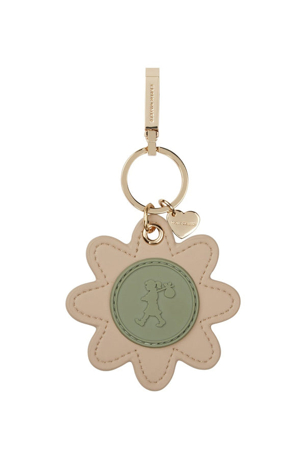 Daisy Keyring | Macadamia/Sage