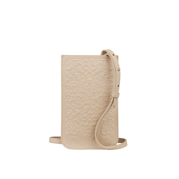 Filigree Phone Pouch | Macadamia