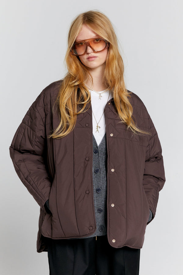 Quilted Voyager Jacket | Mahogany