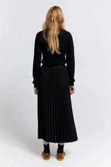 Karen Walker | Sunray Pleated Skirt | Black | The Colab | Shop Womens | New Zealand