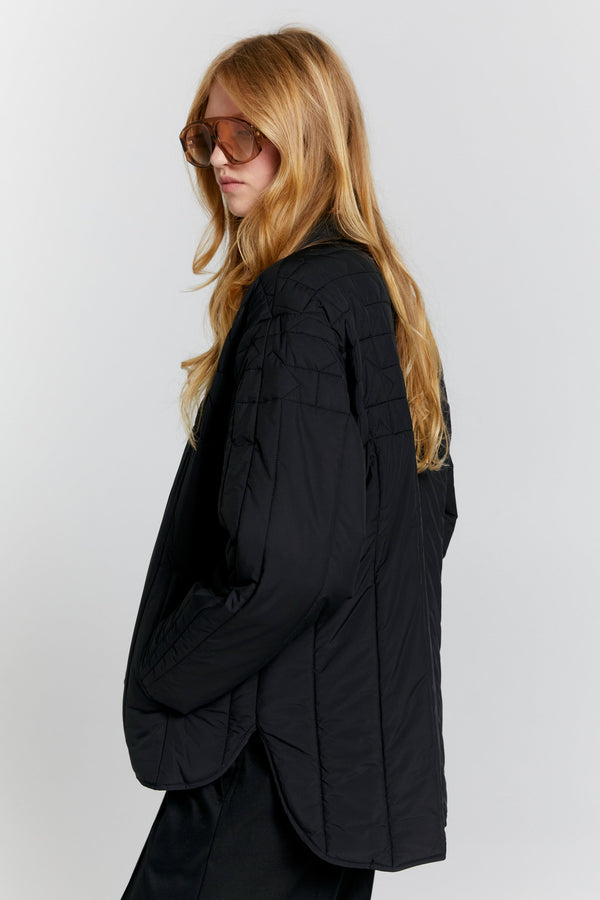 Quilted Voyager Jacket | Black