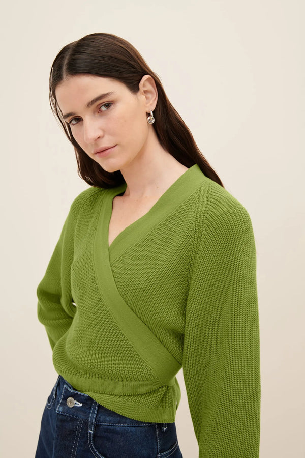 Kowtow | Composure Cardigan | Leaf | The Colab | Shop Womens | New Zealand