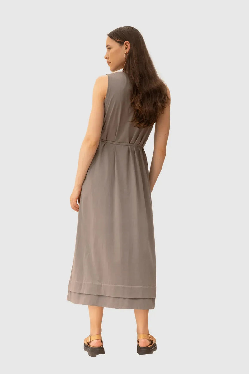 ReCreate Clothing | Convoy Dress | Grey Sage | The Colab | Shop Womens | New Zealand