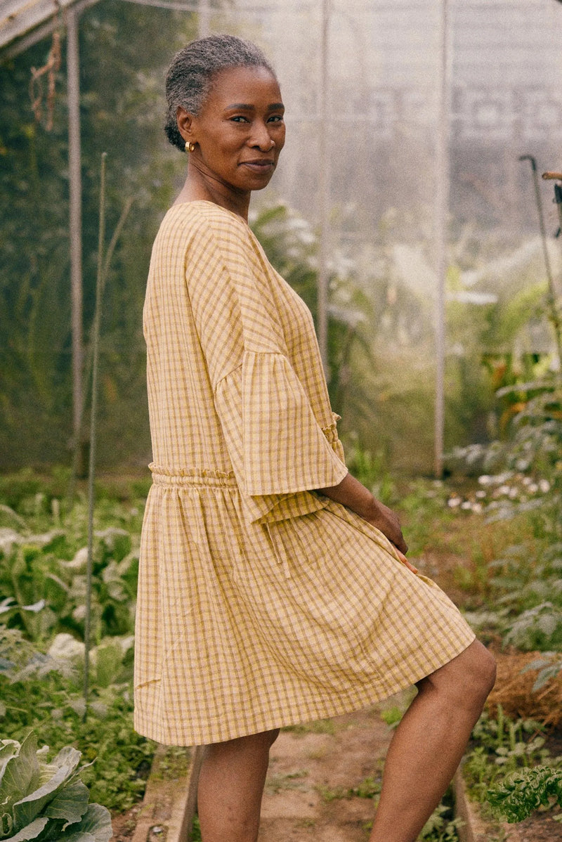 ReCreate Clothing | Field Dress | Daisy Check | The Colab | Shop Womens | New Zealand