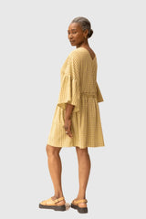 ReCreate Clothing | Field Dress | Daisy Check | The Colab | Shop Womens | New Zealand