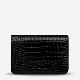 She Burns Bag | Black Croc