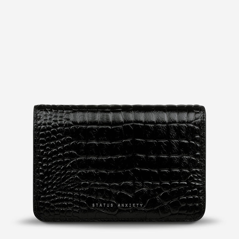 She Burns Bag | Black Croc