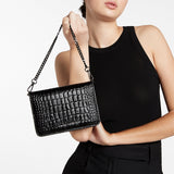 She Burns Bag | Black Croc