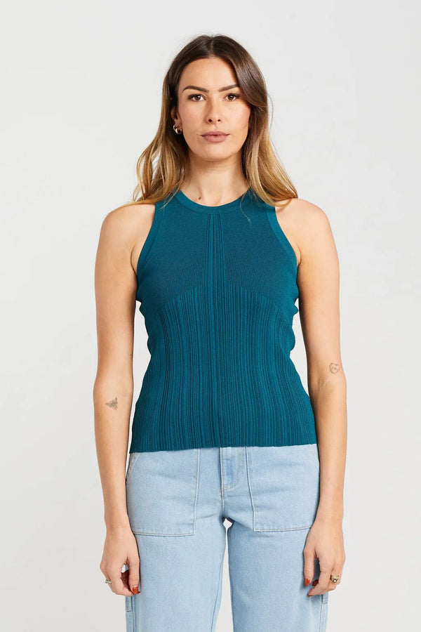 Thing Thing | Reva Tank | Teal | The Colab | Shop Womens | New Zealand