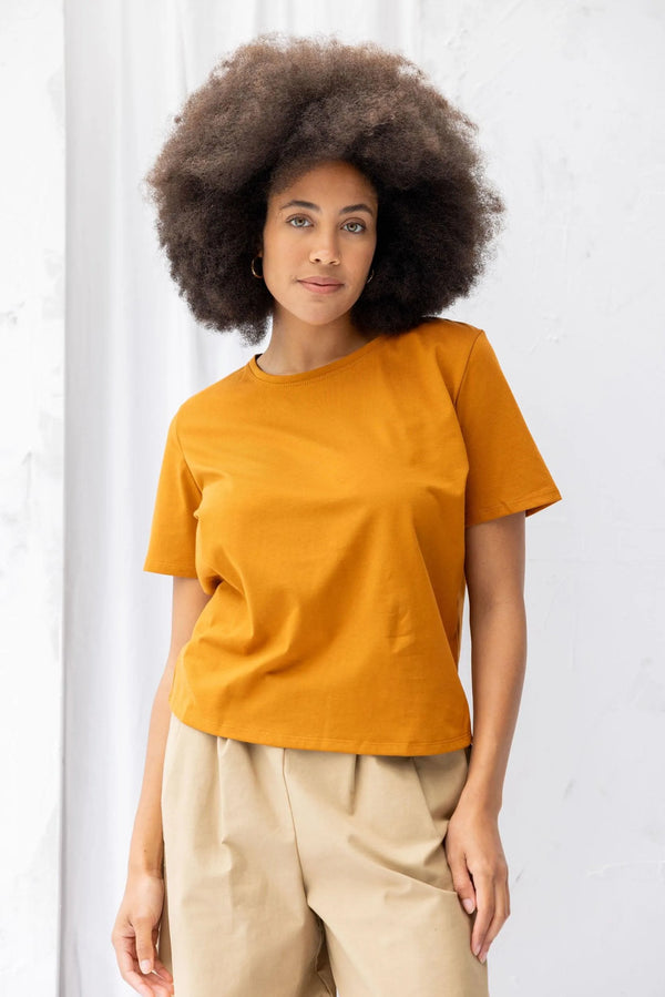 ReCreate Clothing | Key Tee | Rust | The Colab | Shop Womens | New Zealand