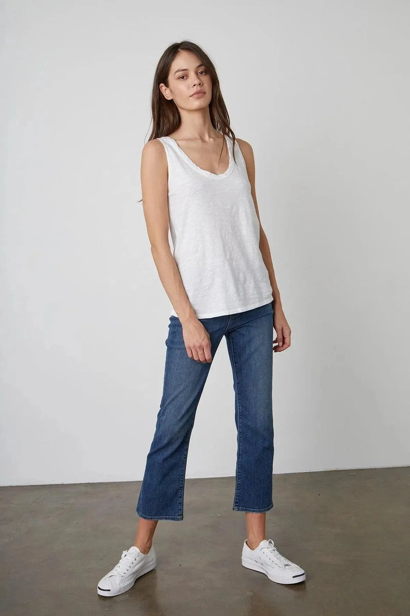 Velvet by Graham & Spencer | Joy Tank Top | White | The Colab | Shop Womens | New Zealand